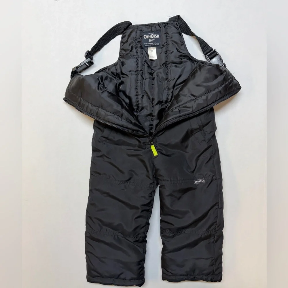 OshKosh B’gosh Black Kids‎ Size 4T Snow Pants Overalls